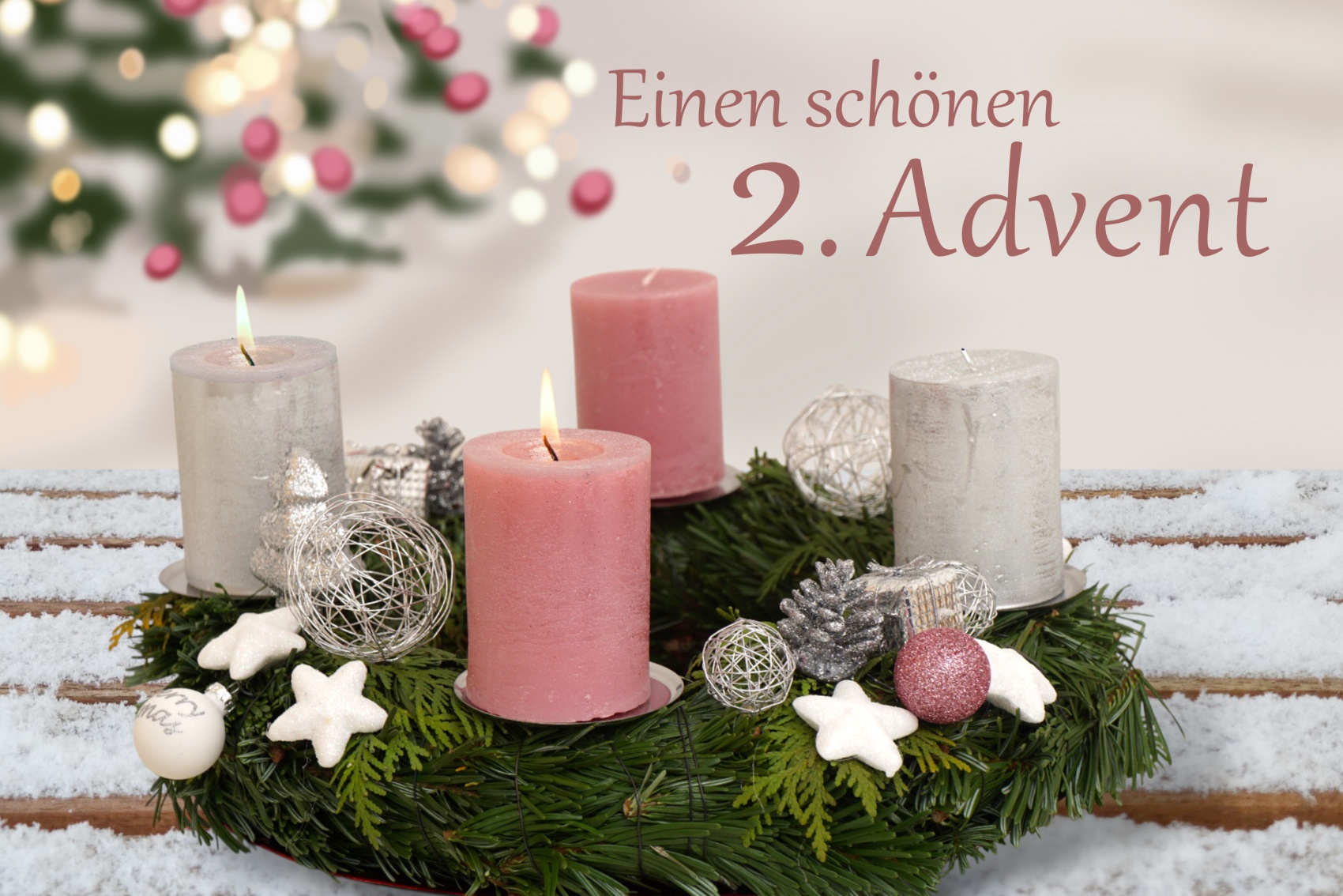 Schönen 2 zweiten Advent