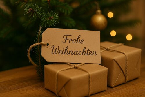 Frohe Weihnachten Geschenke