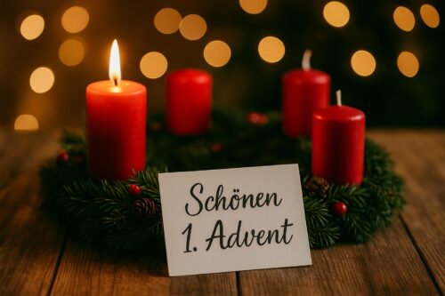 Schönen 1 Advent erster Advent